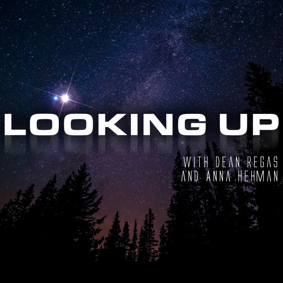 Looking Up Podcast cover of night sky
